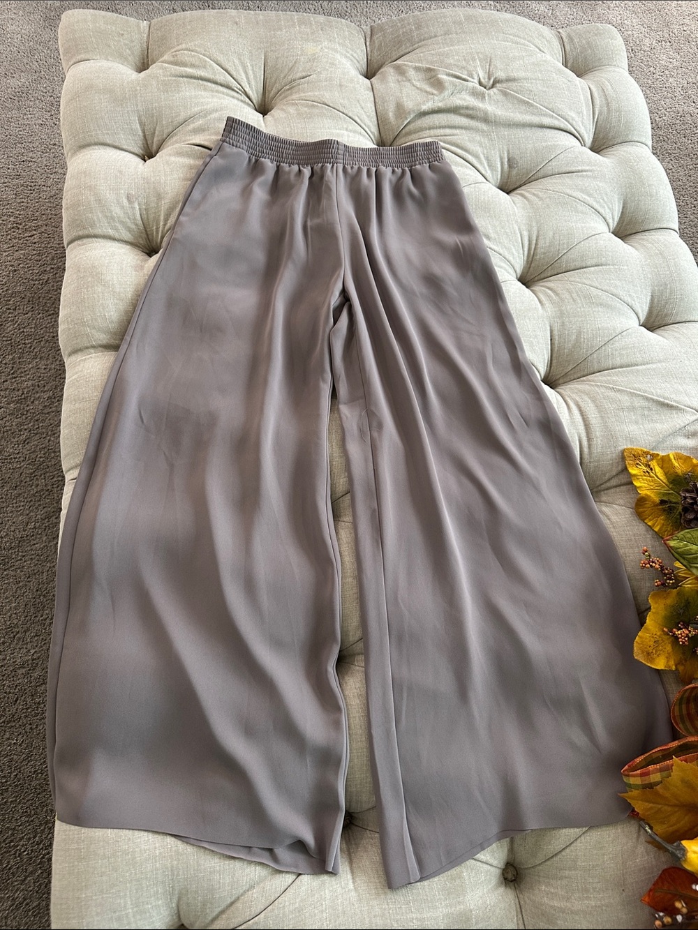 Babaton Wide-Leg Pants in Taupe Gray